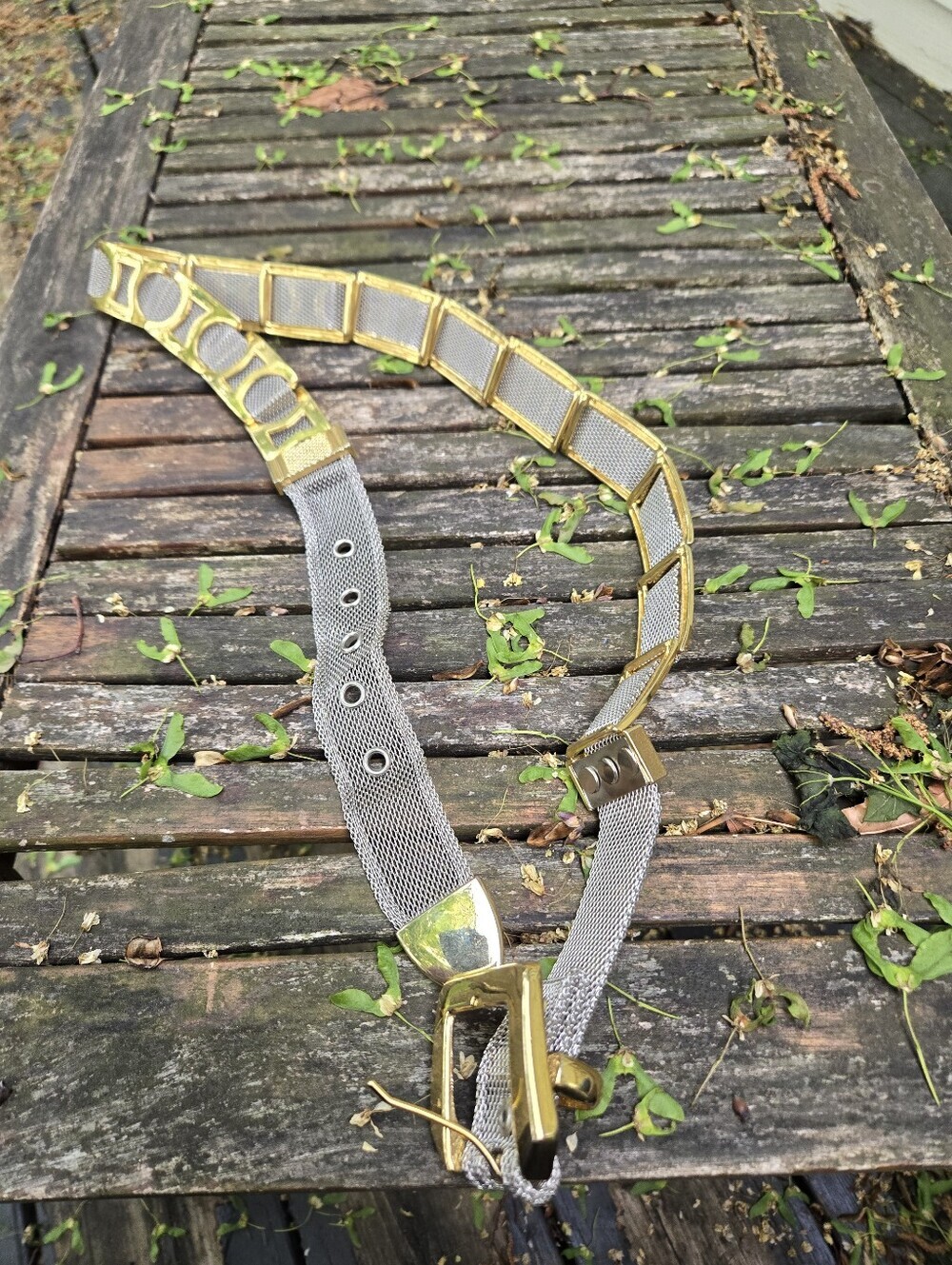 Vintage Mesh Metal Belt - Picture 5 of 9